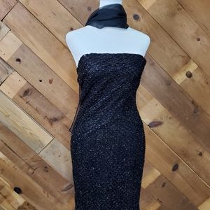 Andrea Polizzi knitted dress with lining black
